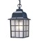 Homeroots 11 x 6 x 6 in. Nautica 1-Light Matte Black Hanging Light 398010 - alternate 4